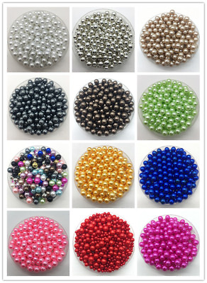 #ad #ad Wholesale 2 14mm No Hole ABS Pearls Round Acrylic Beads DIY Jewelry Making $189.05