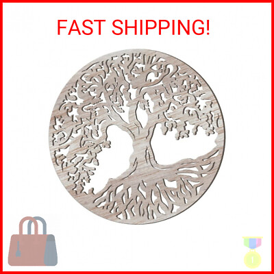 #ad Tree of Life Wooden Wall Art Decor Wooden Tree Wall Sculpture 11.8 Inch Tree of $14.99