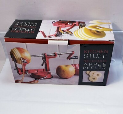 #ad #ad Kitchen Stuff Delicious Apple Peeler Red STK#91536 C $19.95