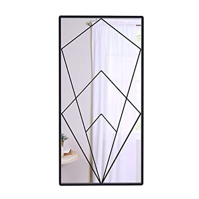 #ad Decorative Window Mirror or Wall Decor Rectangular Metal Wall Mirror for Liv... $58.95