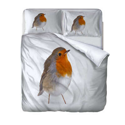 #ad Orange Birds Half 3D Print Duvet Quilt Doona Covers Pillow Case Bedding Sets AU $19.99