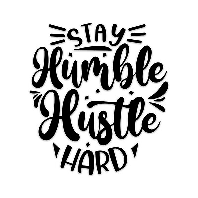 #ad Stay Humble Inspirational Wall Decals Bedroom Quote Sticker Motivational Decor $16.97