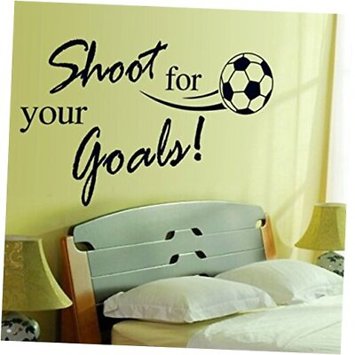#ad #ad Kids Sports Learning Removable Wall Stickers Decals DIY Boys Room Decor $21.45