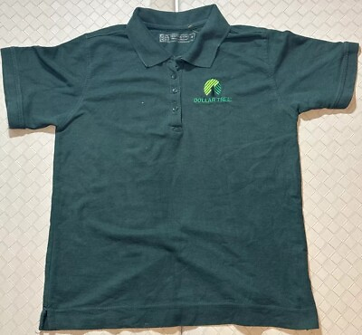 #ad Dollar Tree Employee Uniform Green Polo Shirt Size S Small $29.95