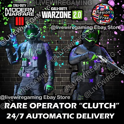 #ad =Ø%ÝCall of Duty Modern Warfare 3 Monster CLUTCH Operator Skin COD MW3 =Ø%Ý $0.99