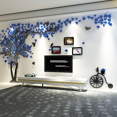 #ad KINBEDY Acrylic 3D Tree Wall Stickers Wall Decal Easy to Install amp;Apply DIY D... $75.03