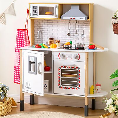 #ad Tinysure Play Kitchen for Kids Toy Kitchen Set for Toddlers with Realistic ... $226.65