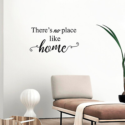 #ad Vinyl Wall Art Decal There#x27;s No Place Like Home 11.5quot; x 22.5quot; Modern Decor $13.99