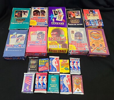 #ad Vintage Lot of Unopened Basketball Cards in Sealed Packs MICHAEL JORDAN Bonus* $24.95