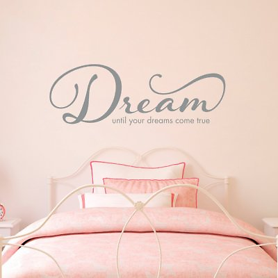 #ad DREAM Inspirational Motivation Vinyl Wall Decal Wall Quote Lettering Art Sticker $20.97