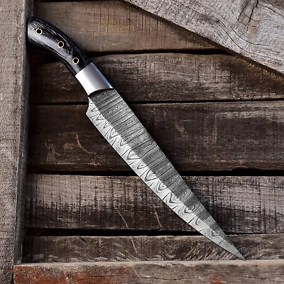 #ad Handmade DAMASCUS STEEL CHEF KITCHEN KNIFE $31.50