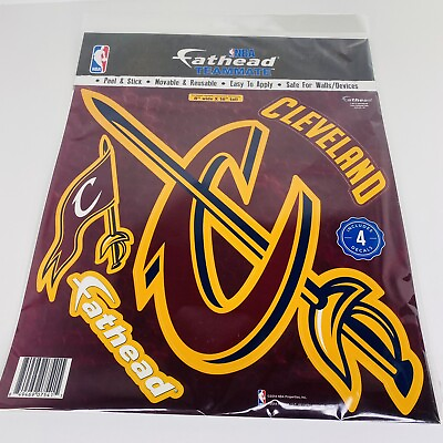 #ad Cleveland Cavaliers Fathead Teammate Vinyl Decal 8x16 Includes 4 Cavs Decals $4.98