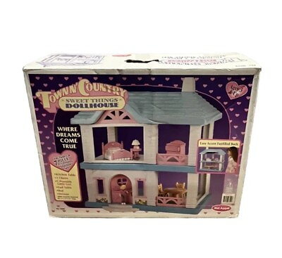 #ad #ad Vintage 1995 Townn’ Country Sweet Thing Dollhouse Mel Appel W Accessory Set New $139.95