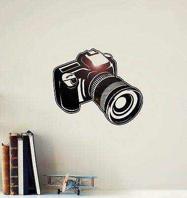 #ad Vinyl Decal Camera Photo Art Photography Room Decor Wall Stickers ig3208 $19.99
