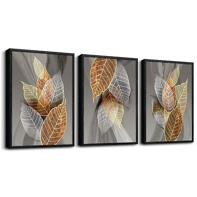 #ad Black Framed Canvas Wall Art For Living Room Wall Decorations For Kitchen Mod... $69.90