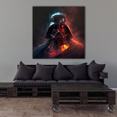 #ad #ad Star Wars Darth Vader Canvas Print Star Wars Poster Wall Art Darth Vader Wall $59.90