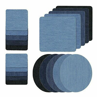 #ad #ad 5 Colors DIY Iron on Denim Fabric Patches for Clothing Jeans Repair Kit（20pcs ） $5.38