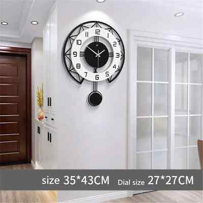 #ad #ad Living Room Wall Clock Home Watch Creative Clock Modern Watch Art Quartz Clocks $92.62