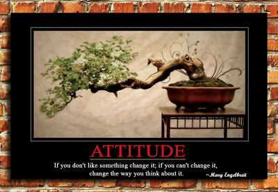 #ad 368078 Attitude Modern Office Motivational Quotes Pop Decor Print Poster $29.95