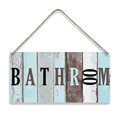 #ad #ad Country Wall Decor Farmhouse Bathroom Wooden Signs Rustic Hanging Wall Plaque... $18.69