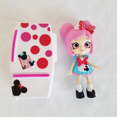 #ad Shopkins Dotty Cakes Doll amp; Refrigerator from Minnie Mouse Cupcake Kitchen $10.95