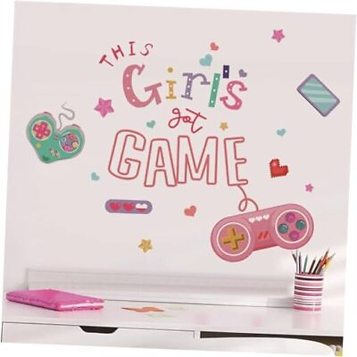 #ad Game Wall Stickers Game Wall Decals Gaming Wall Stickers Cute Girls Room $21.55