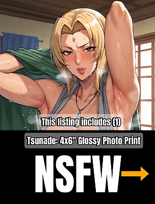 #ad Tsunade Photo Print Size: 4x6 Naruto Anime Art Sexy Statue Figure Waifu $9.49
