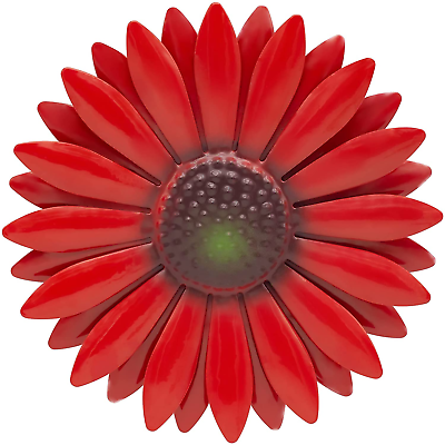 #ad #ad Red Sunflower Metal Flowers Wall Decor Metal Wall Art Decorations Hanging for In $14.99