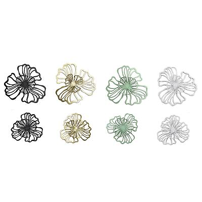 #ad Wall Decoration Flower Metal Wall Art for Kitchen Living Room Bedroom $7.67