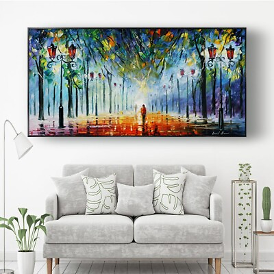 #ad Selling Home Decor Wall Painting Hand Painted Oil Paintings Abstract Knife $99.00