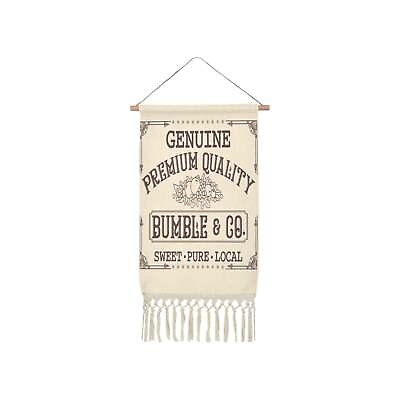 #ad Premium Bumble Co Vintage Decor Linen Hanging Poster $19.99
