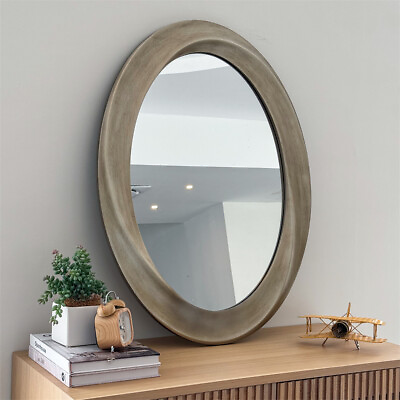 #ad Classic Oval Baroque Gold Framed Wall Decor Mirror Beveled Edge Accent Mirrors $79.91