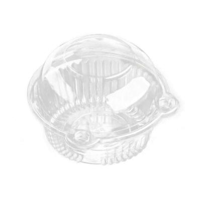 #ad Cupcake Holders Individual50 PC Cupcake Containers Plastic Disposable Clear $13.20