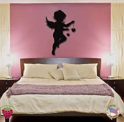 #ad #ad Wall Stickers Vinyl Decal Angel Baby Kids Romantic Decor For Bedroom z1752 $29.99