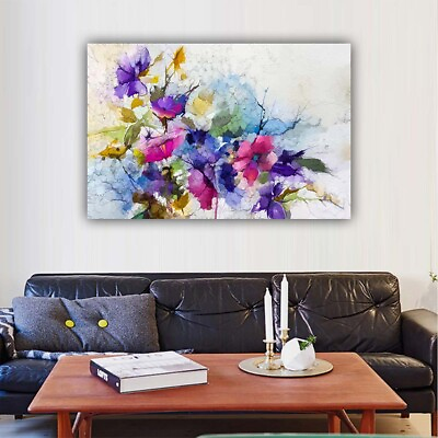 #ad Canvas Print Wall Art Abstract Painting HD Picture For Living Room Home Decor $9.90
