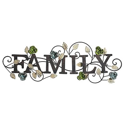 #ad Metal Family Signs Wall Decor Art 30quot; W $51.25