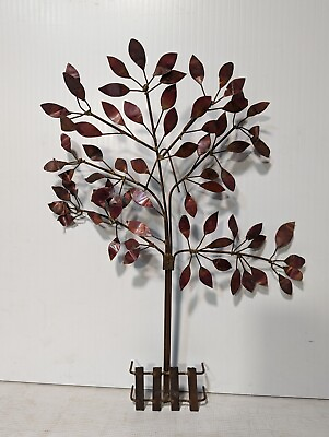 #ad #ad Copper Wall Tree Sculpture 20quot; Tall x 17quot; Wide Free Shipping $36.99