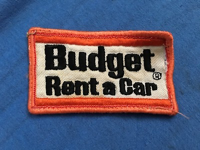 #ad Vintage BUDGET Rent a Car Uniform Patch Automotive Chrysler Chevy Ford Pontiac A $8.00