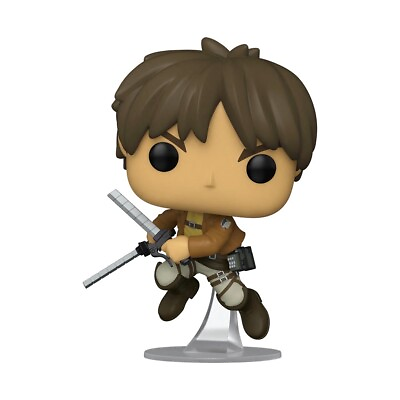 #ad FUNKO • Animation • Attack on Titan • EREN JAEGER #1165 • w Protect • Ships Free $19.99