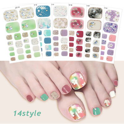 #ad #ad Toe Manicure Art Nail Sticker Nail Decorations Sparkling Nail Stickers DIY INS C $0.99