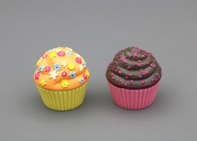 #ad American Girl set 2 Birthday Cupcake Kitchen WellieWishers for 18#x27;#x27; doll dessert $3.45