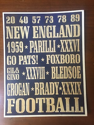 #ad TIN SIGN quot;New England Patriots” World Champs Vintage Decor NFL Champs Boston $7.35
