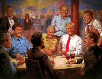 #ad 🔥 Republicans at Donald Trump’s Club Art Print 11 x 8.5 $13.99
