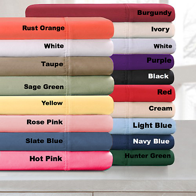 Persian Collection *Fitted Sheet* 16quot; Deep Pocket Fully Elastic Sheets $13.18