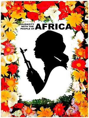 #ad 8257.Decoration Poster.Home Room wall art design print.Solidarity with Africa $51.00