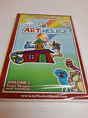 #ad #ad Art House Vol 1 Basic Shapes and Animals DVD 2009 New amp; sealed $9.98