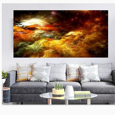 #ad Wall Art Prints Poster Cloud Abstract Colorful Landscape Picture Canvas Wall Art $13.15
