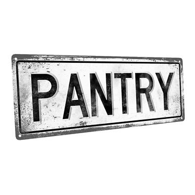 #ad Pantry Metal Sign; Wall Decor for Kitchen and Dinning Room $24.99