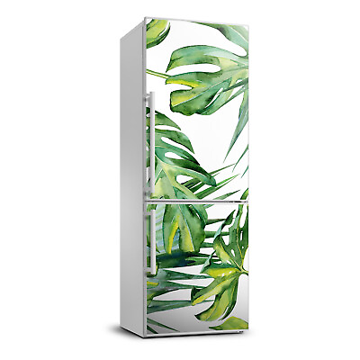 3D Refrigerator Wall Kitchen Removable Sticker Flowers Tropical leaves $76.95
