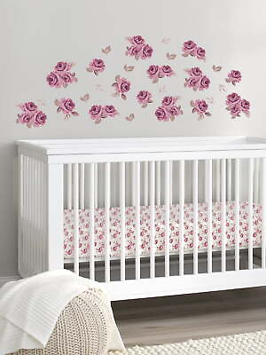 #ad by Gerber Peel and Stick Wall Decals Set Roses $11.96